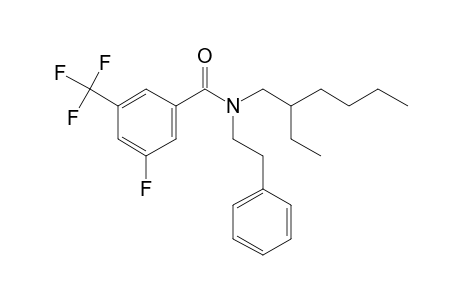 3-Fluoro-5-(trifluoromethyl)benzamide, N-(2-phenylethyl)-N-(2-ethylhexyl)-