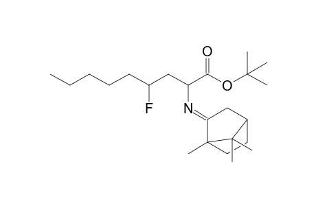 t-Butyl 4'-fluoro-2-(1",7",7"-trimethylbicyclo[2.2.1]hept-2"-ylidene)aminononanoate