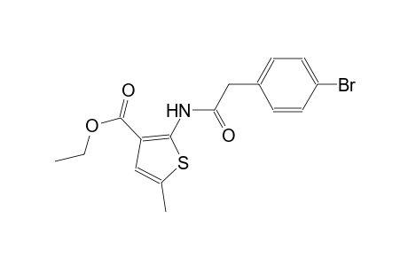 ethyl 2-{[(4-bromophenyl)acetyl]amino}-5-methyl-3-thiophenecarboxylate