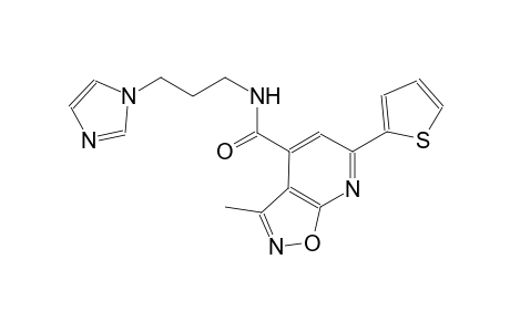 N-[3-(1H-imidazol-1-yl)propyl]-3-methyl-6-(2-thienyl)isoxazolo[5,4-b]pyridine-4-carboxamide