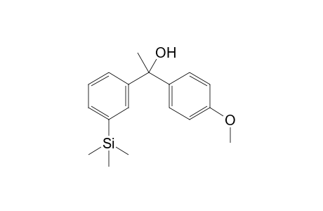 1-(4-methoxyphenyl)-1-(3-(trimethylsilyl)phenyl)ethan-1-ol