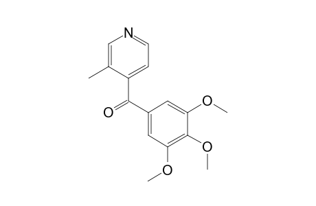 3-Methyl-4-pyridyl 3',4',5'-Trimetoxyphenyl Ketone