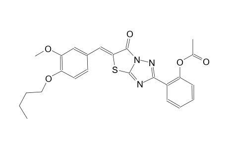 thiazolo[3,2-b][1,2,4]triazol-6(5H)-one, 2-[2-(acetyloxy)phenyl]-5-[(4-butoxy-3-methoxyphenyl)methylene]-, (5Z)-