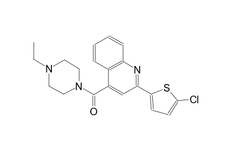 2-(5-chloro-2-thienyl)-4-[(4-ethyl-1-piperazinyl)carbonyl]quinoline