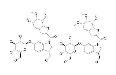 [(3R/S)-3-CHLOROMETHYL-1-(5',6',7'-TRIMETHOXY-INDOL-2'-YL-CARBONYL)-2,3-DIHYDRO-1H-INDOL-6-YL]-BETA-D-GLUCOPYRANOSIDE