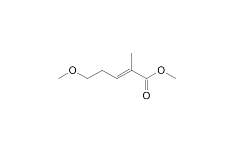 2-Pentenoic acid, 5-methoxy-2-methyl-, methyl ester, (E)-