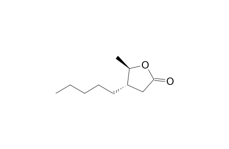 (trans)-Dihydro-5-methyl-4-pentyl-2(3H)-furanone