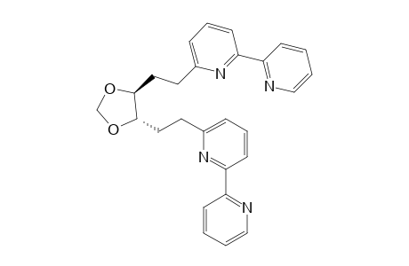 (3S,4S)-1,6-Bis(2,2'-bipyrid-6-yl)-3,4-O-methylene-3,4-dihydroxyhexane