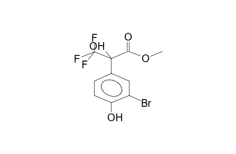 2-BROMO-4-(1-HYDROXY-1-METHOXYCARBONYL-2,2,2-TRIFLUOROETHYL)PHENOL
