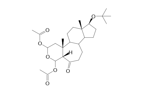 B-Homo-17-O-tert-butyl-2,4-diacetoxy-3-oxa-4-dehydrotestosteron-6-one