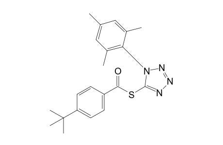 p-tert-butylthiobenzoic acid, S-ester with 1-mesityl-1H-tetrazole-5-thiol