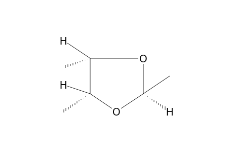 2,trans-4,trans-5-Trimethyl-1,3-dioxolane