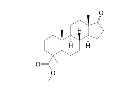 (4.alpha.,5.alpha.)-4-methyl-17-oxoandrostane-4-carboxylic acid methyl ester