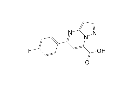 pyrazolo[1,5-a]pyrimidine-7-carboxylic acid, 5-(4-fluorophenyl)-