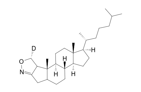 1-Deuteriocholestano[3,2-c]isoxazole