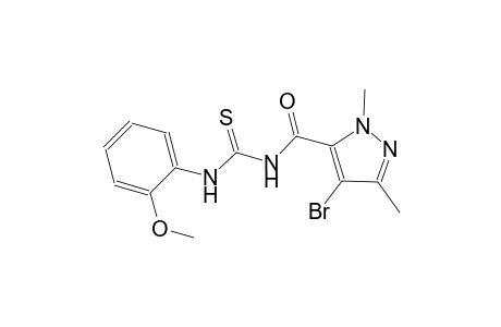 N-[(4-bromo-1,3-dimethyl-1H-pyrazol-5-yl)carbonyl]-N'-(2-methoxyphenyl)thiourea