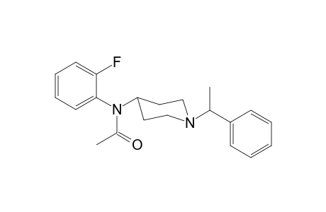 N-2-Fluorophenyl-N-[1-(1-phenylethyl)piperidin-4-yl]acetamide