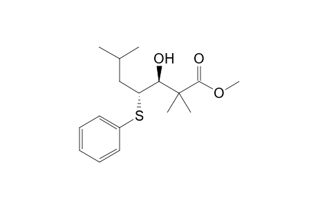 (3S,4R)-3-hydroxy-2,2,6-trimethyl-4-(phenylthio)enanthic acid methyl ester