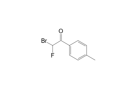 2-Bromo-2-fluoro-1-(4-methylphenyl)ethanone