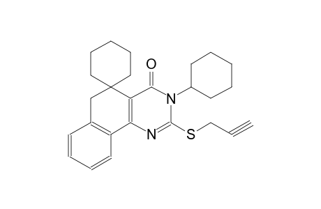 3-cyclohexyl-2-(prop-2-yn-1-ylthio)-3H-spiro[benzo[h]quinazoline-5,1'-cyclohexan]-4(6H)-one