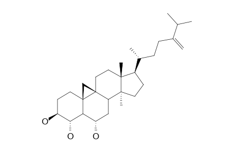 24-METHYLENE-28,29-BIS-NORCYClOARTAN-3-BETA-4-ALPHA-6-ALPHA-TRIOL