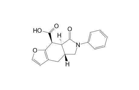 (4aRS,7aSR,8SR)-7-Oxo-6-phenyl-4a,5,6,7,7a,8-hexahydro-4H-furo[2,3-f]isoindole-8-carboxylic acid