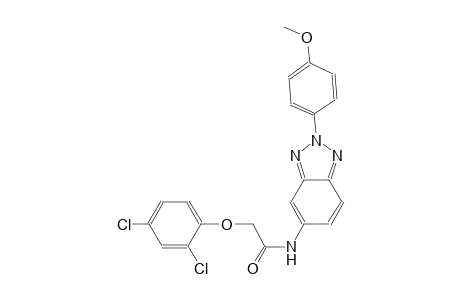 2-(2,4-dichlorophenoxy)-N-[2-(4-methoxyphenyl)-2H-1,2,3-benzotriazol-5-yl]acetamide