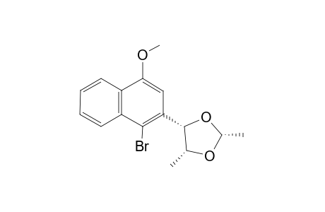 Rel-(2R,4S,5R)-4-(1'-Bromo-4'-methoxynaphthalen-2'-yl)-2,5-dimethyl-1,3-dioxolane