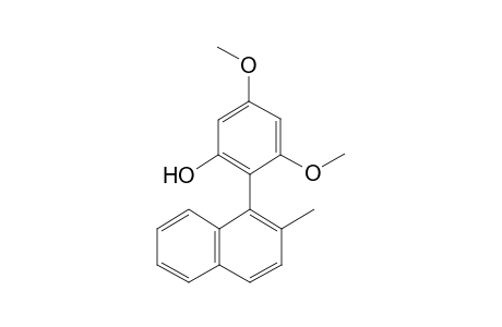 rac-1-(2',4'-Dimethoxy-6'-hydroxyphenyl)-2-methylnaphthalene