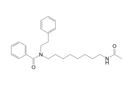 Benzamide, N-[8-(acetylamino)octyl]-N-(2-phenylethyl)-