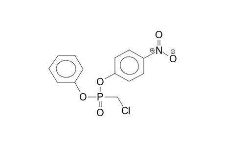 O-(PARA-NITROPHENYL)-O-PHENYL-CHLOROMETHYLPHOSPHONATE