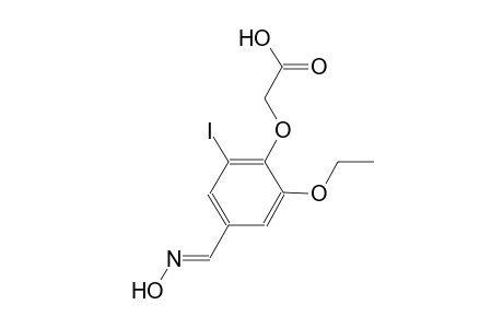 {2-ethoxy-4-[(E)-(hydroxyimino)methyl]-6-iodophenoxy}acetic acid