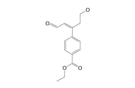 (2Z)-3-(4-ETHOXYCARBONYLPHENYL)-5-HYDROXY-2-PENTENAL