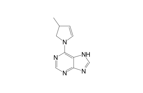 6-(3-Methyl-1H-2,3-dihydropyrrol-1-yl)purine