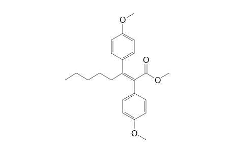 Methyl (Z)-2,3-di(4-methoxyphenyl)-2-octenoate