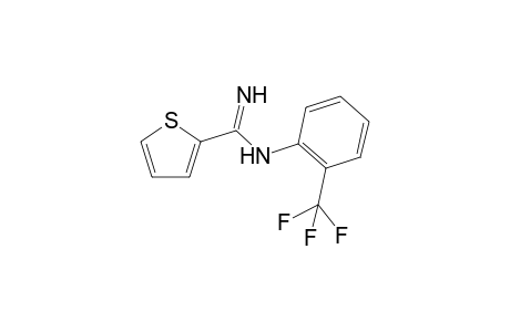 N'-[2-(trifluoromethyl)phenyl]-2-thiophenecarboximidamide