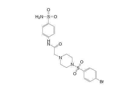 1-piperazineacetamide, N-[4-(aminosulfonyl)phenyl]-4-[(4-bromophenyl)sulfonyl]-