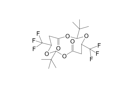2,8-bis(t-Butyl)-6,12-bis(trifluoromethyl)-1,3,7,9-tetraoxa-cyclodecane-4,10-dione