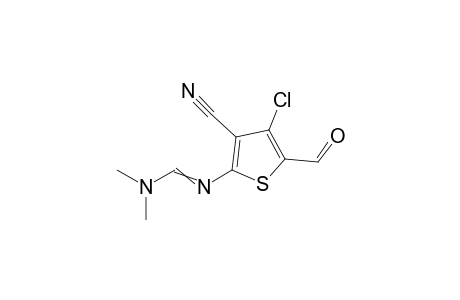 Methanimidamide, N'-(4-chloro-3-cyano-5-formyl-2-thienyl)-N,N-dimethyl-