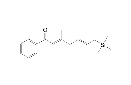 (5E)-3-Methyl-1-phenyl-7-(trimethylsilyl)hepta-2,5-dien-1-one