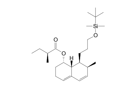 (1S,2S,8S,8aS)-8-(3'-tert-Butyldimethylsilyloxy)-7-methyl-1,2,3,7,8,8a-hexahydro-1-naphthyl) (S)-2-methylbutanoate