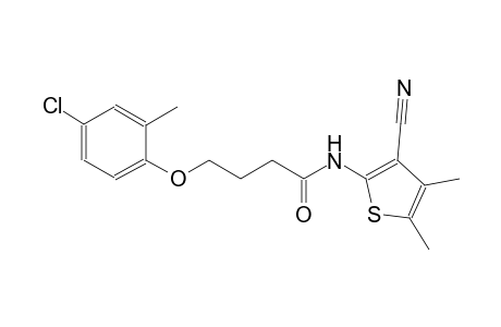 butanamide, 4-(4-chloro-2-methylphenoxy)-N-(3-cyano-4,5-dimethyl-2-thienyl)-