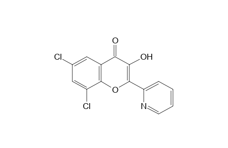6,8-DICHLORO-3-HYDROXY-2-(2-PYRIDYL)CHROMONE