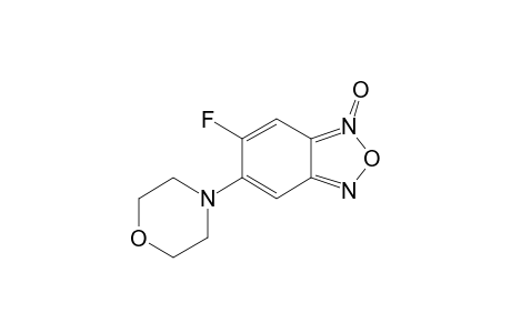 5-MORPHOLINO-6-FLUORO-2,1,3-BENZOXADIAZOLE_3-OXIDE;TAUTOMER_B