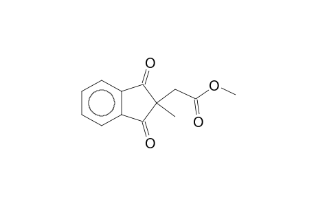 (2-Methyl-1,3-dioxoindan-2-yl)acetic acid, methyl ester