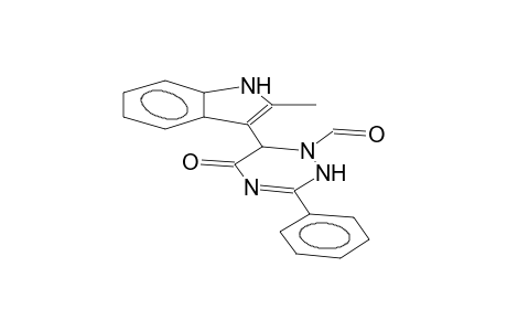 1-carbonyl-3-phenyl-6-(2-methyl-3-indolyl)-1,2,5,6-tetrahydro-1,2,4-triazin-5-one