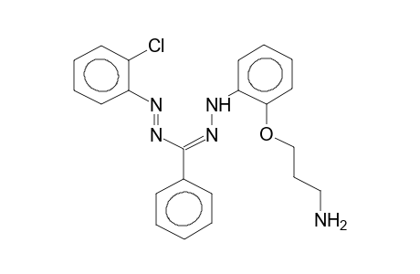 1-[2-(3-AMINOPROPOXY)PHENYL]-3-PHENYL-5-(2-CHLOROPHENYL)FORMAZANE