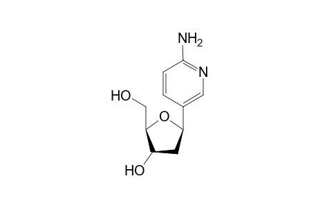 2-Amino-5-[2'-deoxy-.beta.,D-ribofuranosyl]pyridine