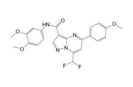 7-(difluoromethyl)-N-(3,4-dimethoxyphenyl)-5-(4-methoxyphenyl)pyrazolo[1,5-a]pyrimidine-3-carboxamide