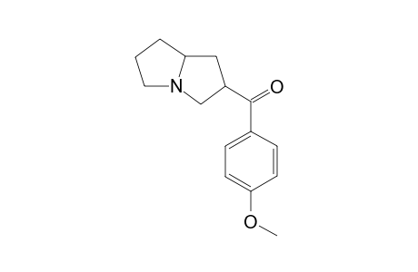 2,3,5,6,7,8-hexahydro-1H-pyrrolizin-2-yl-(4-methoxyphenyl)methanone